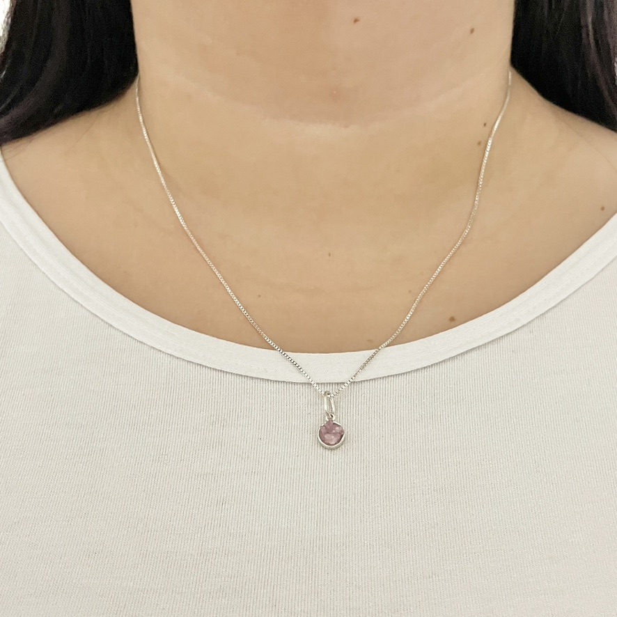 Pendente Turmalina Rosa - Imagem 2