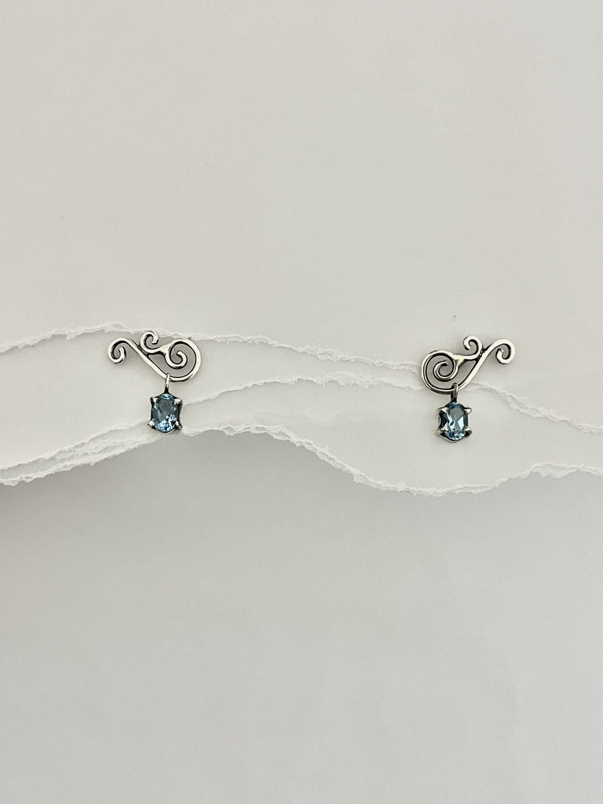 Brinco Arabescos Blue