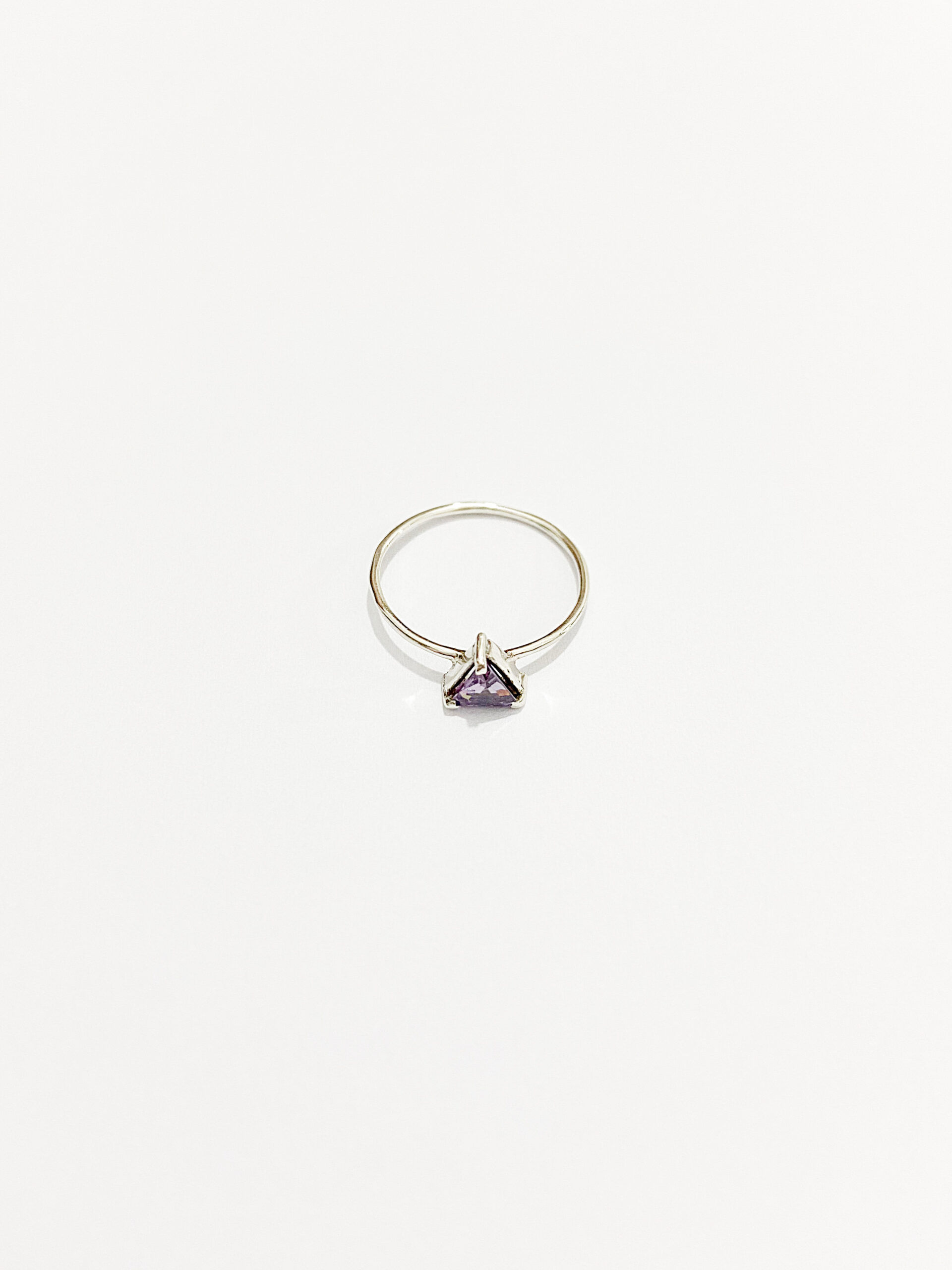 Anel Triângulo Zircônia