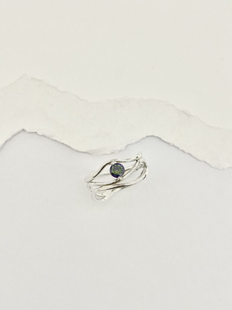 Anel Brisa Aurora (Zircônia)